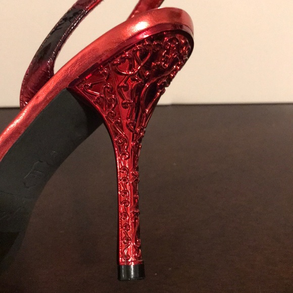 Baby Phat Multi-textured Slingbacks Fits 8-9 - Picture 6 of 8